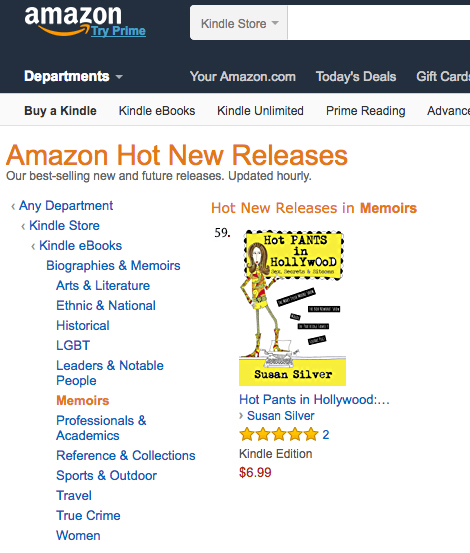 Kindle susan silver amazon number 59